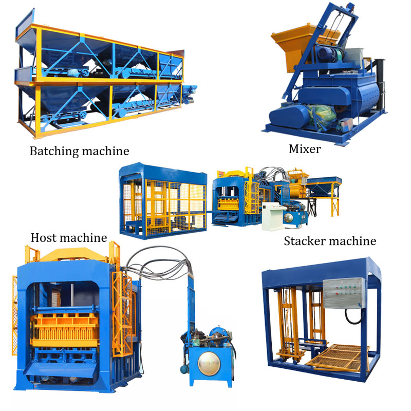 QT10-15 fly ash brick making machine