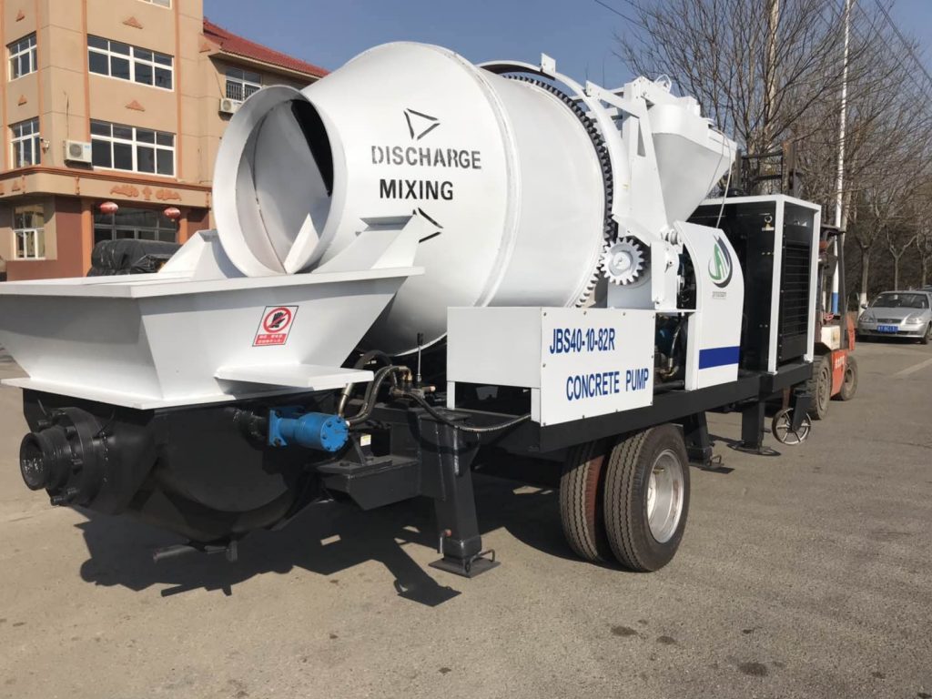 Diesel Portable Concrete Mixer And Pump