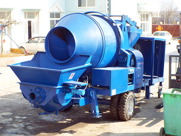 ABJZ40C portable concrete mixer pump