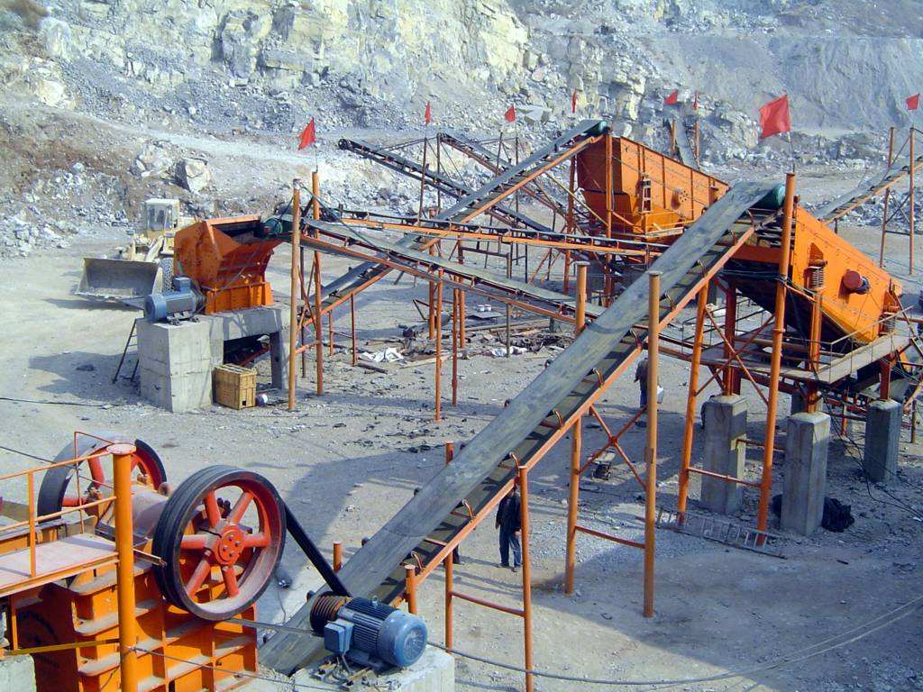 Stationary Aggregate Crushing Line