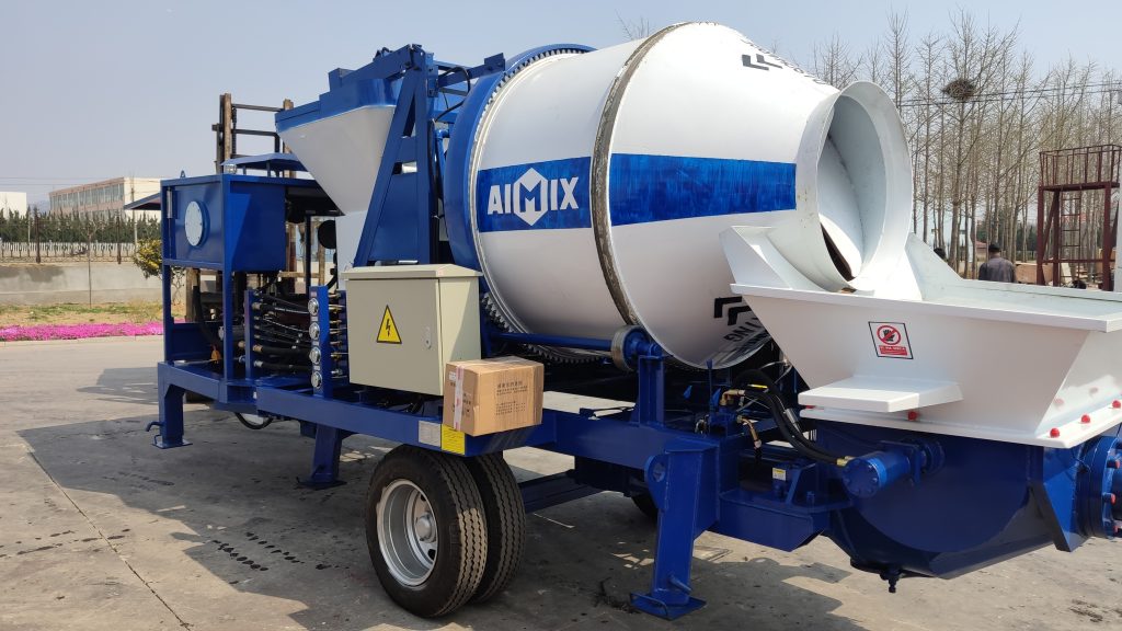 aimix concrete mixer with pump price