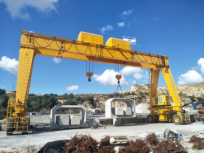 50 Ton Rubber Tyred Gantry Crane