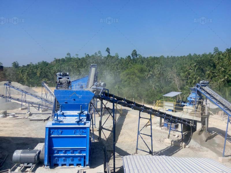 crushing production plant