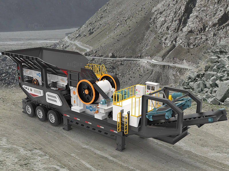 mobile jaw crusher plant