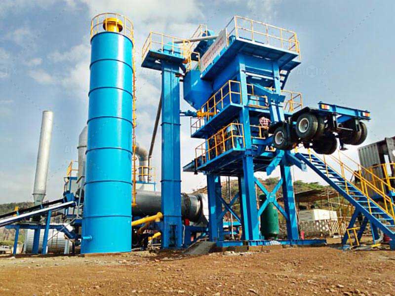 Mobile Asphalt Batch Mixing Plant