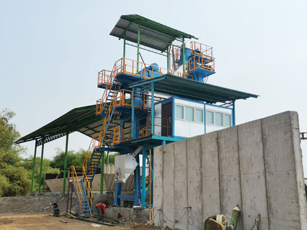 asphalt mixing plant installed in indonesia